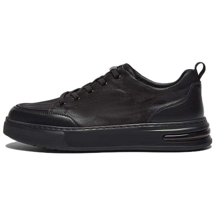 BASTO Textile, Cow Leather Low top Skateboard Shoes Men's