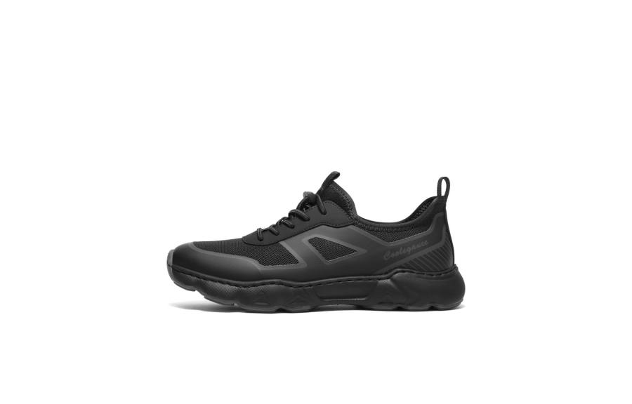 BELLE Fabric Slip Resistant Abrasion Resistant Low top Casual Shoes Men's Black