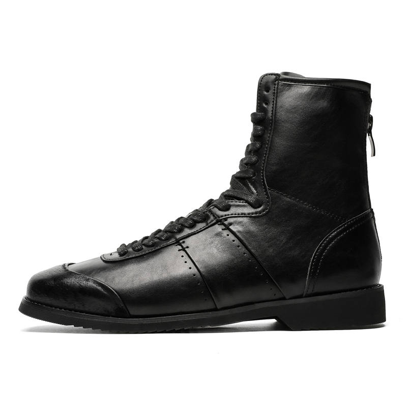 CHILANG CHILANG Combat Boots Unisex Black