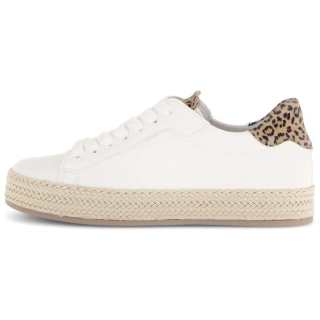 Gabor Fashion Leather Slip Resistant Low top Skateboard Shoes Unisex Beige
