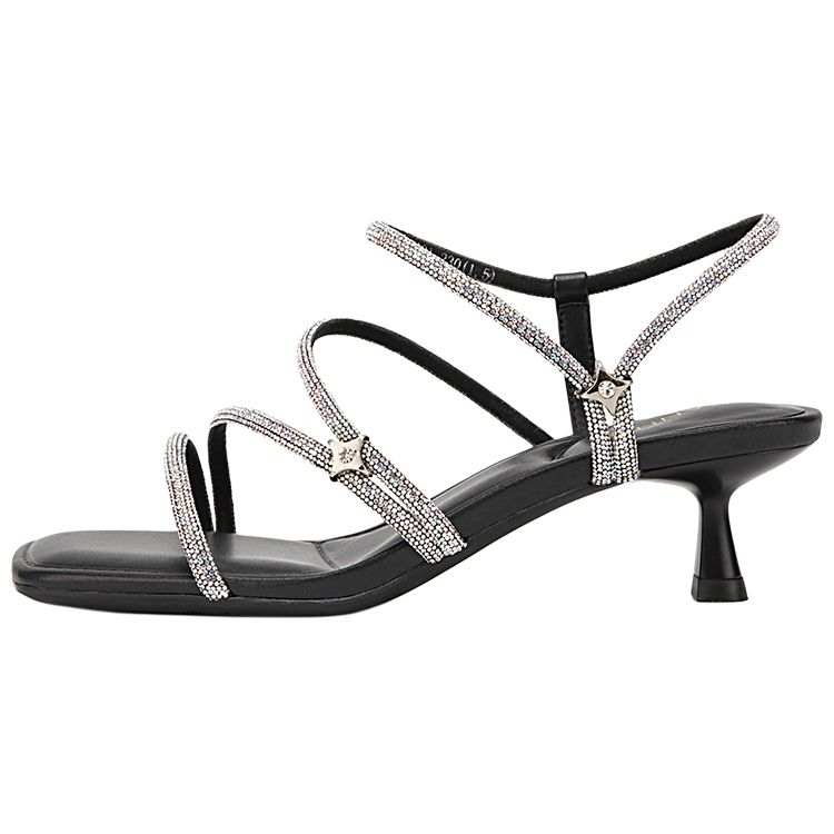 C°BANNER C°BANNER Fabric One Strap Sandals 4.5cm Women's
