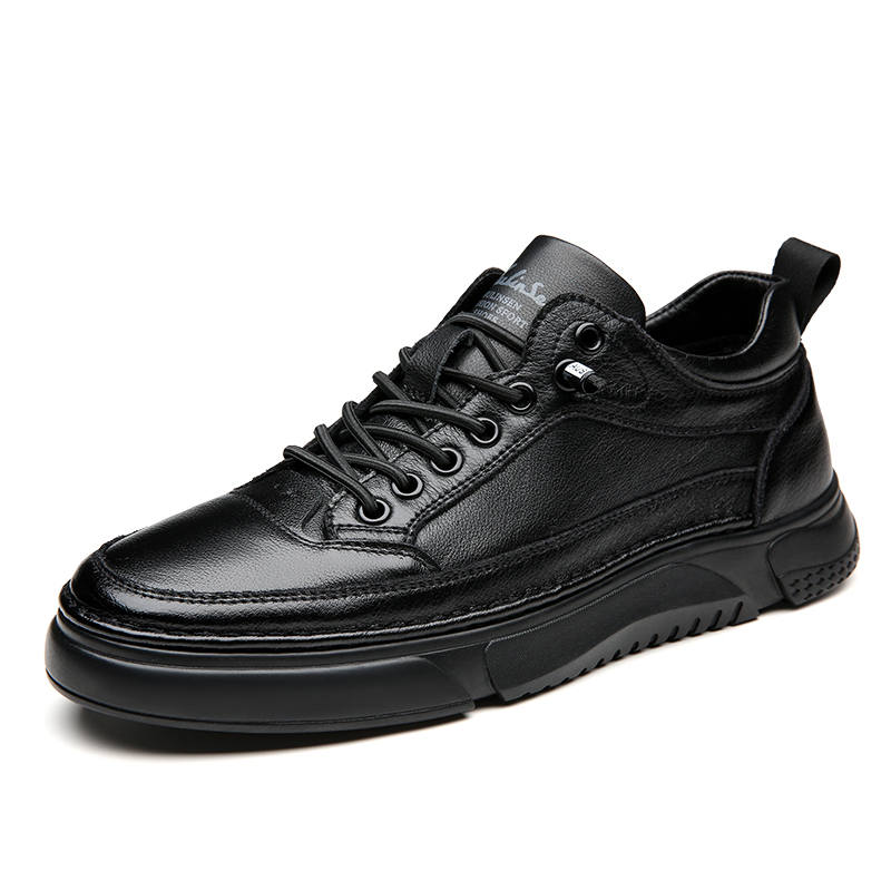 POPULAR ROUSE PR Cow Split Leather Waterproof, Abrasion Resistant, And Breathable Low top Skateboard Shoes Men's