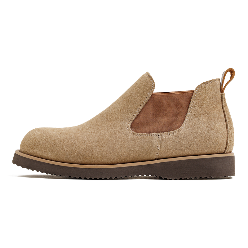 MADEN Amekaji Cow Suede Short Chelsea Boots Men's Brown Pre Fall