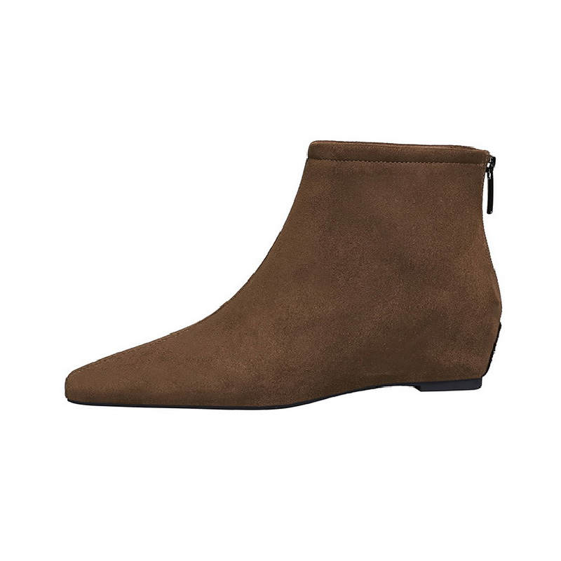 BIGTREE BIGTREE Suede Ankle Boots Women's