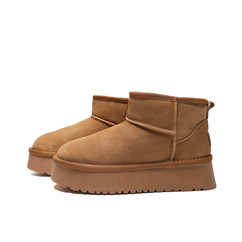 ZHR Thermal Waterproof Outerwear Northeast Cotton Lined Thickened Thin Cotton Platform Height Increasing Short