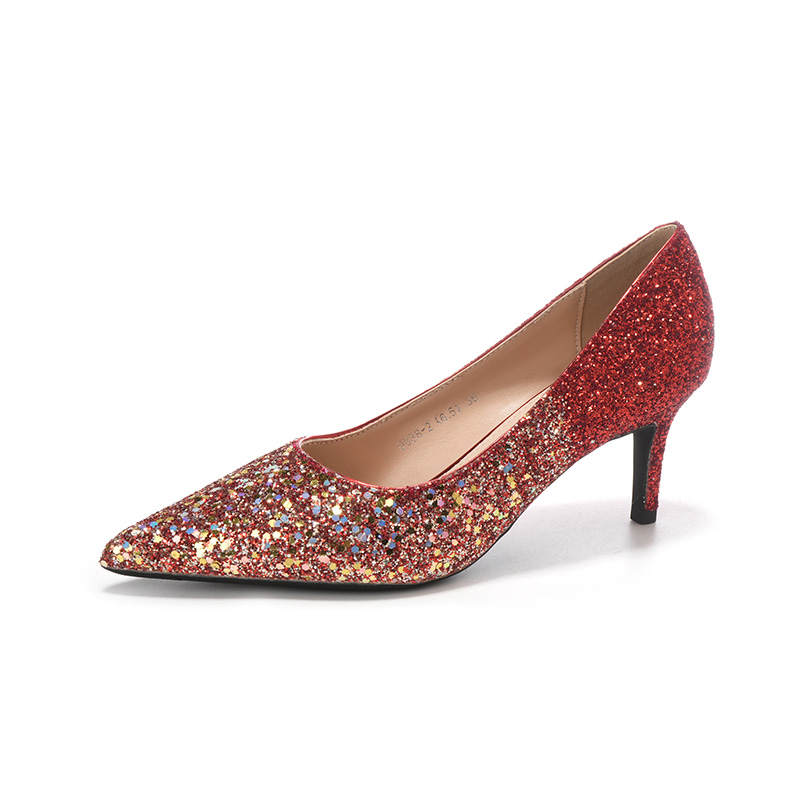 QITUMAUL Slim Heel High Heels Women's