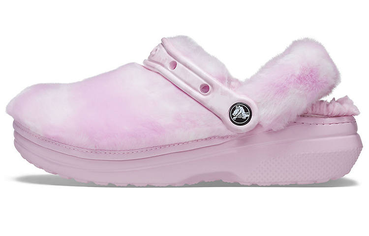 Crocs Crocs Classic Fur Sure Clogs Ballerina 'Pink White'
