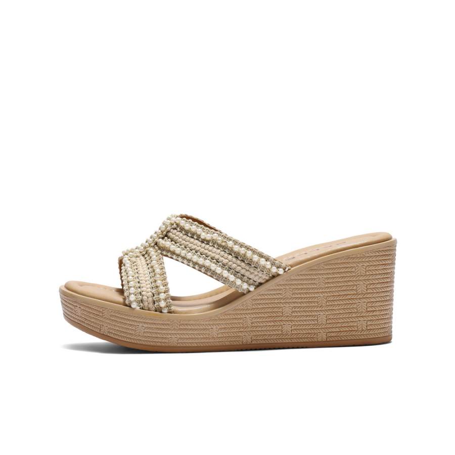 BELLE Slide Slippers Women's Apricot