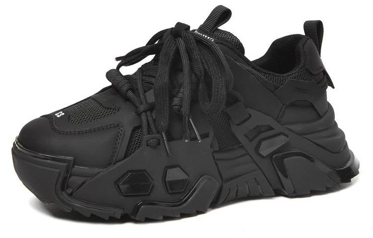 CAMEIDO Chunky Sneakers Women's Black