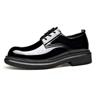 LUOMAIKE Cow Split Leather Casual Shoes Men's Black