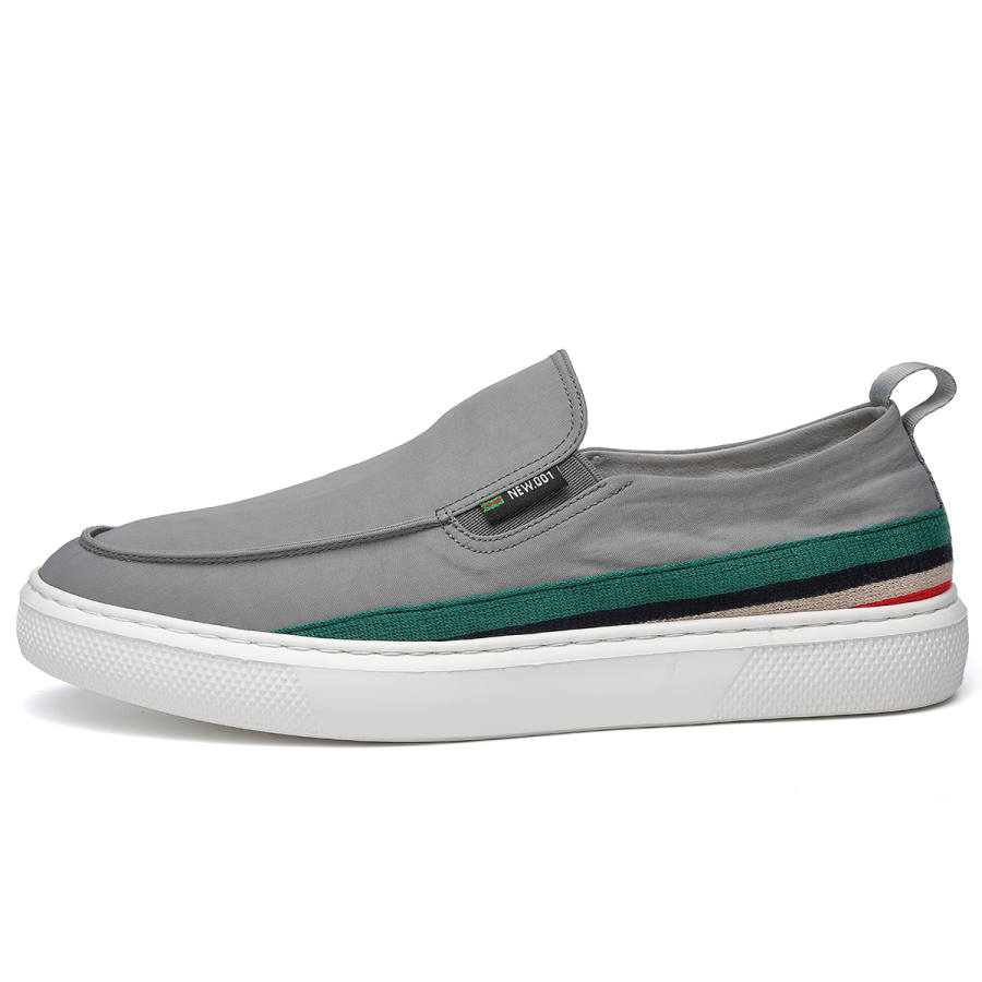 FAPAI Canvas Shoes Men's Low Top Gray