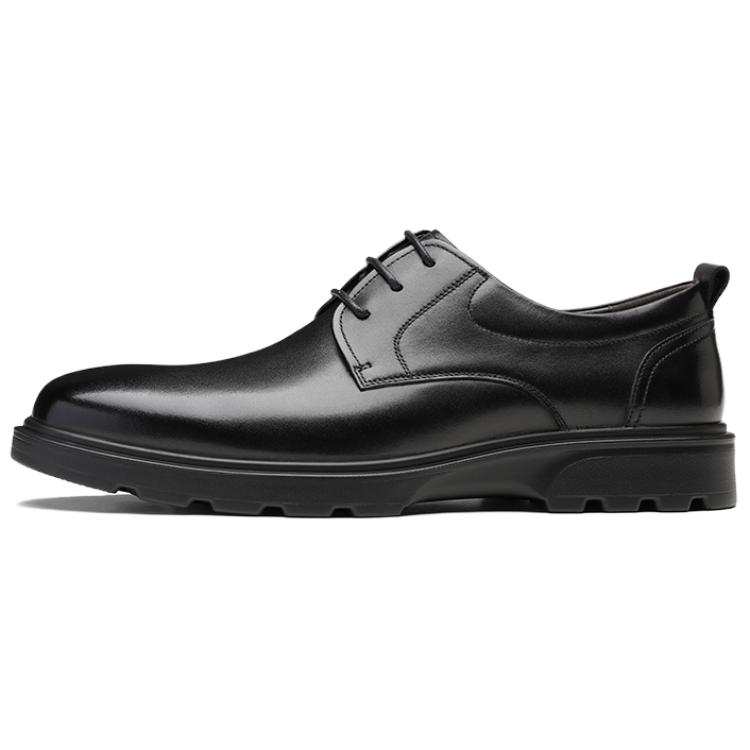 AOKANG Casual Leather Shoes Men's Black