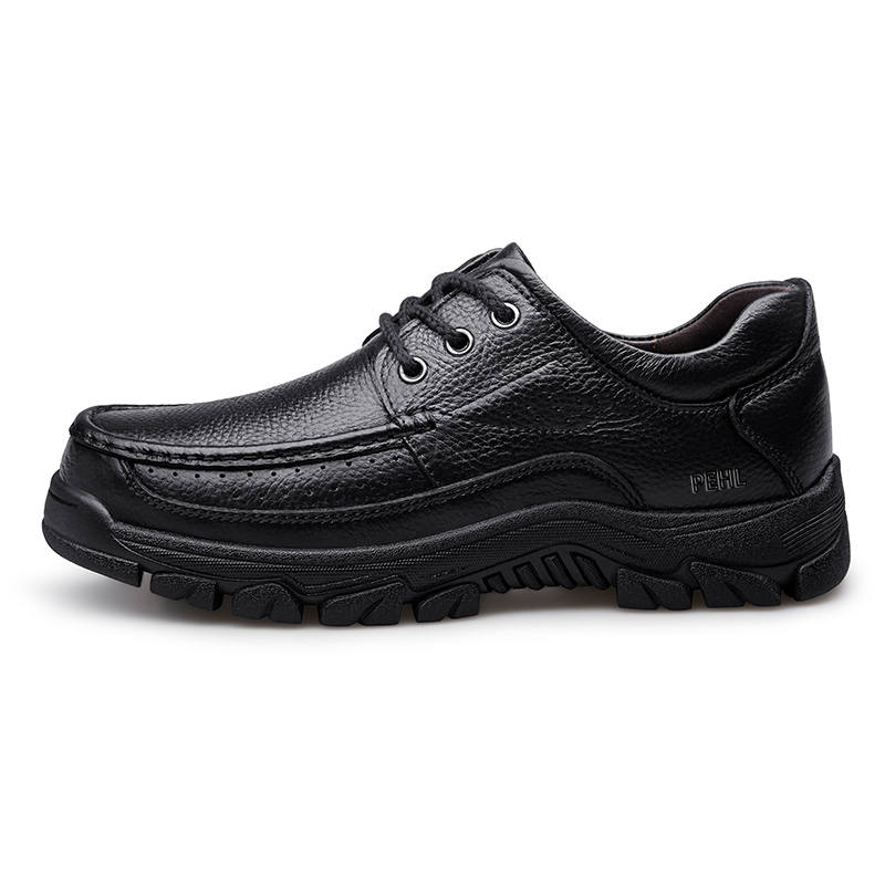 PEHL Casual Leather Shoes Men's Low Top