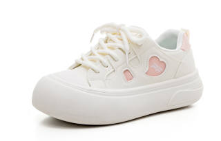 PAUL FRANK Slip Resistant Abrasion Resistant Coverage Lightweight Breathable Height Increasing Low top Skateboard Shoes