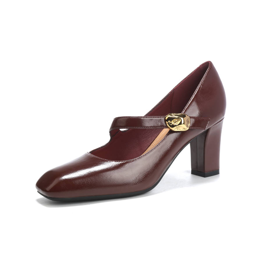 Beijiani Microfiber Leather Mary Jane Shoes Women's