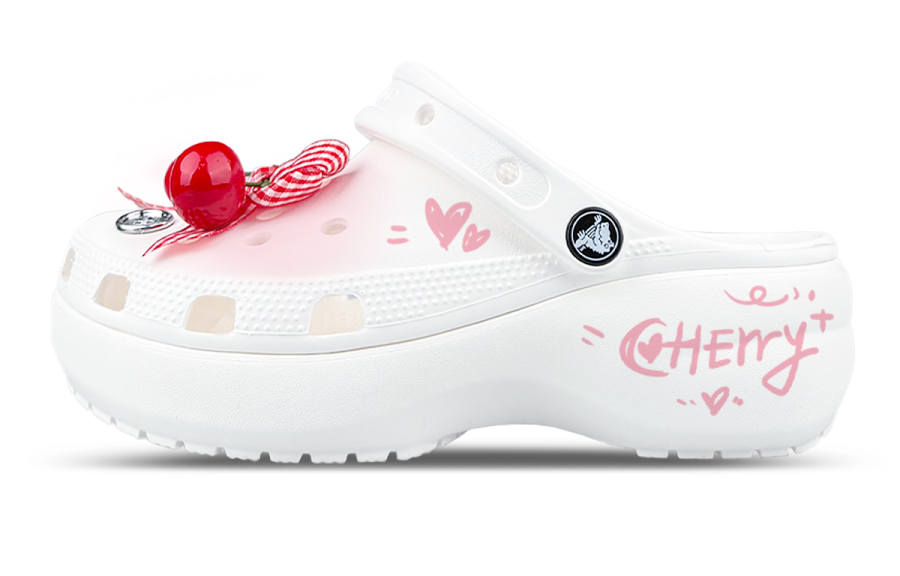Crocs Crocs Classic Clog EVA Clogs Women's White Red