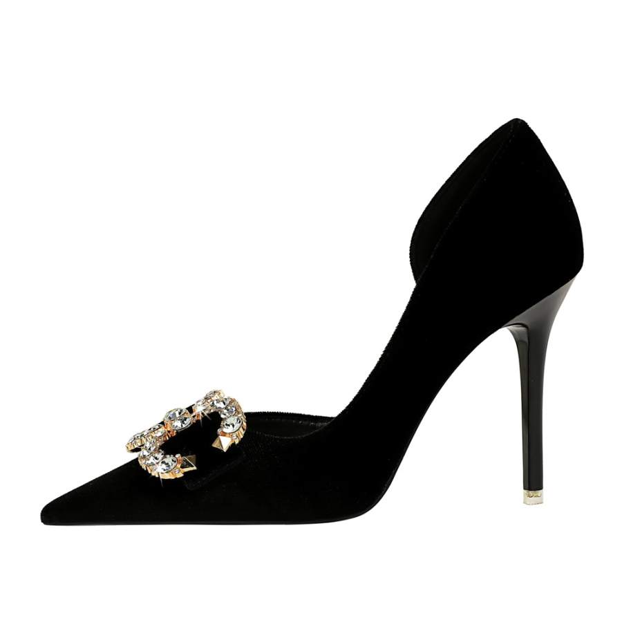 QITUMAUL Slim Heel High Heels 10.5cm Women's