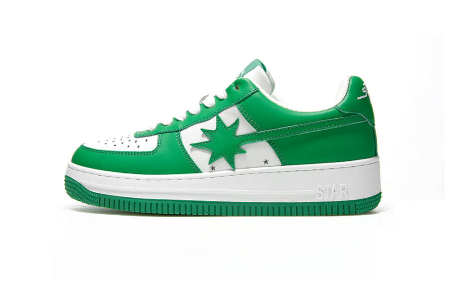 Starwalk Soldier Low top Skateboard Shoes Unisex White Green