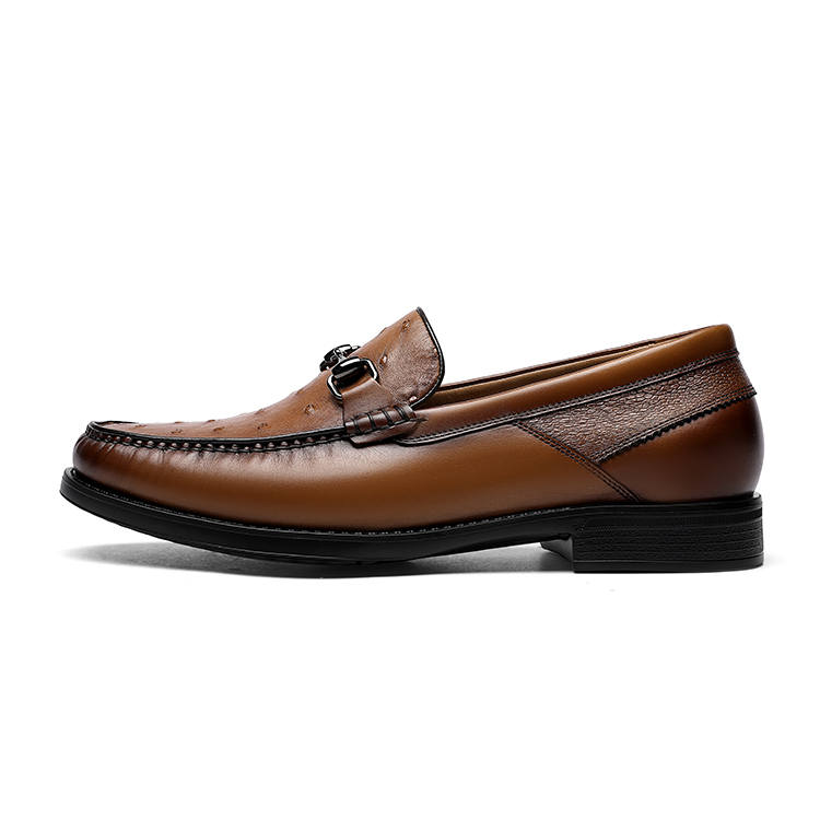 GOLDLION Loafers Men's Black/Light Brown