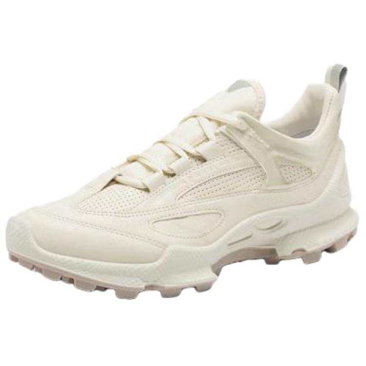 Ecco Biom C Trail Cow Leather Low top Hiking Shoes Women's Ice White 803323