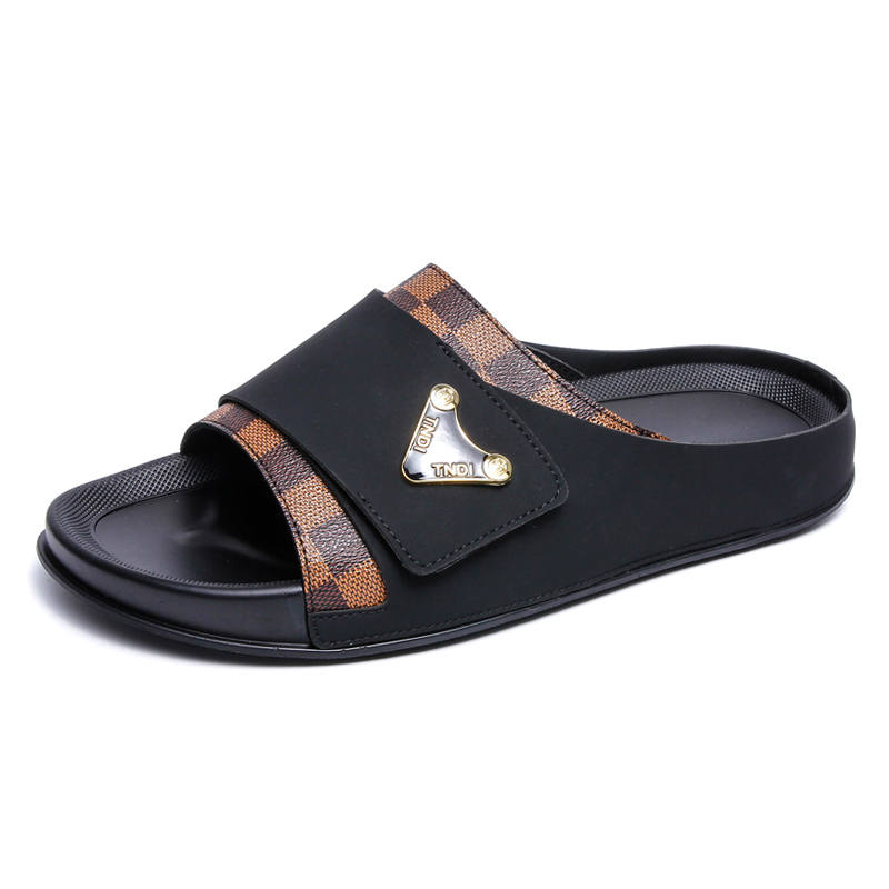 PALMPOLO Rubber Sole Slide Slippers Men's
