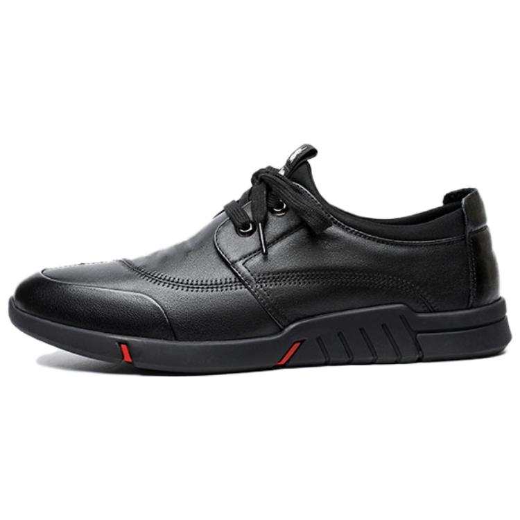 Spider King Cow Leather Casual Shoes Men's Black