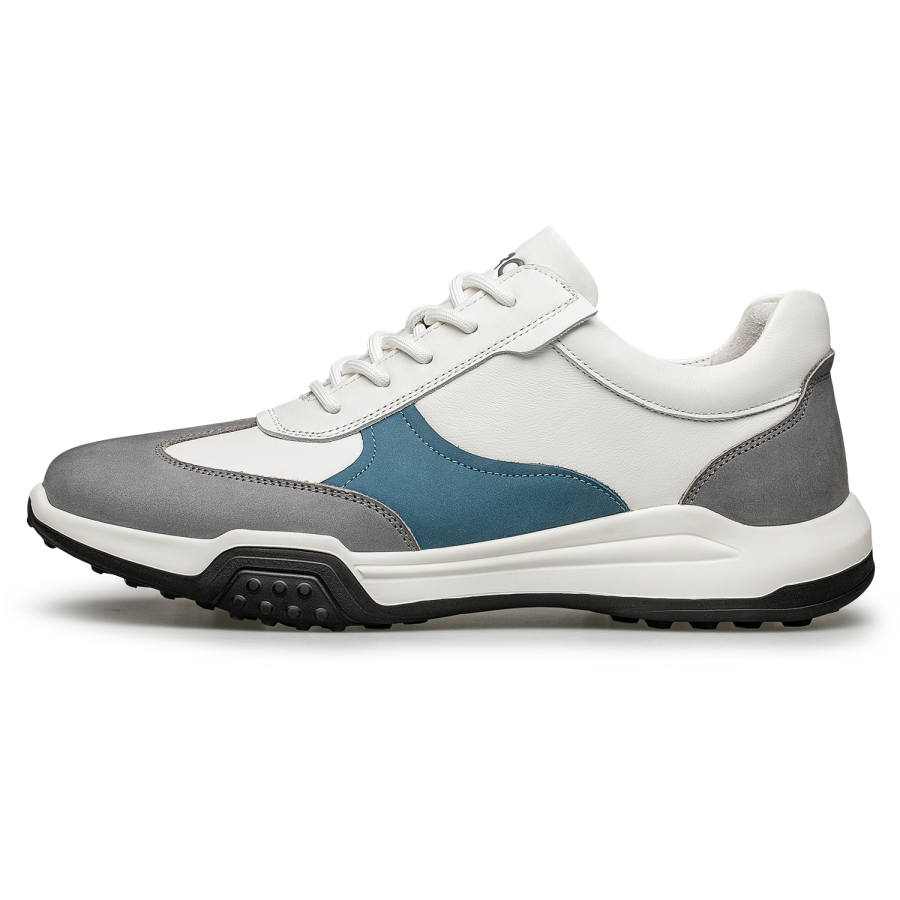 ZRO Casual Shoes Men's Low Top White/Gray/Blue
