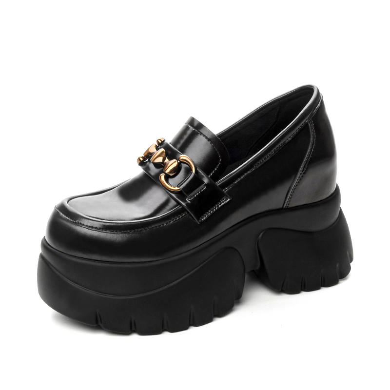 Shangjinni Loafers Women's Black/Beige/Brown
