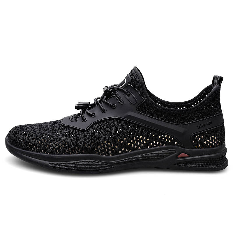 WENNAI Slip Resistant Abrasion Resistant Slip Resistant Abrasion Resistant Low top Casual Shoes Men's Black