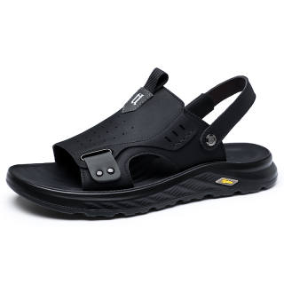 Tonlion Beach Sandals Men's Black