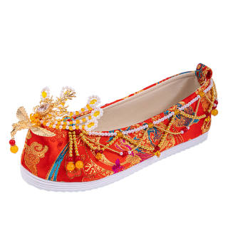 WUXIUYUAN Casual Shoes Women's Red