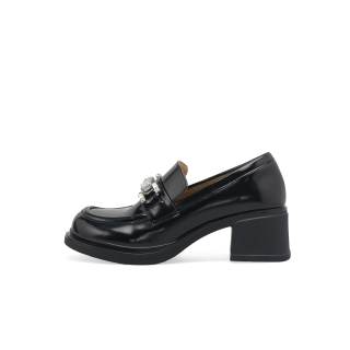 CORINNA DI MARSALA Top Grain Cow Leather Loafers 5.5cm Women's