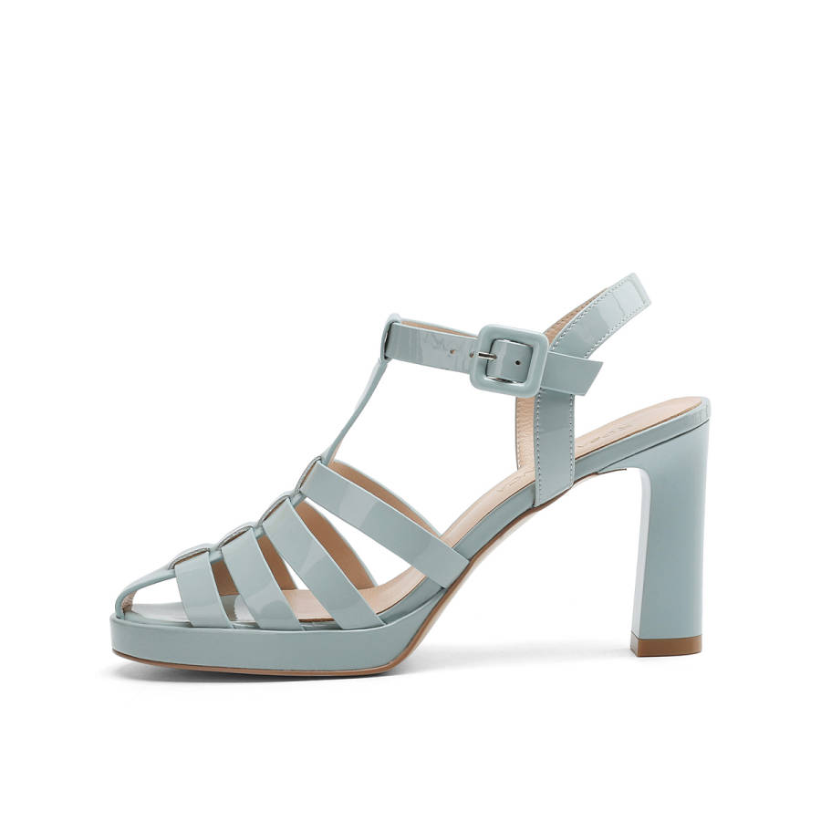 Rosa Bianca Cow Leather Roman Sandals 9.2cm Women's