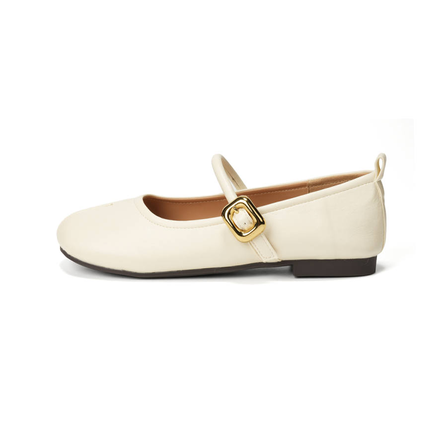 QITUMAUL Microfiber Leather Chunky Heel Mary Jane Shoes Women's