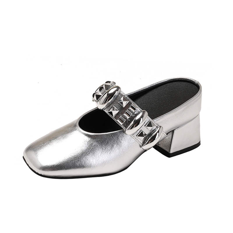 TATAYA Rubber Sole Metal Abrasion Resistant Abrasion Resistant Closed Toe Slippers Women's
