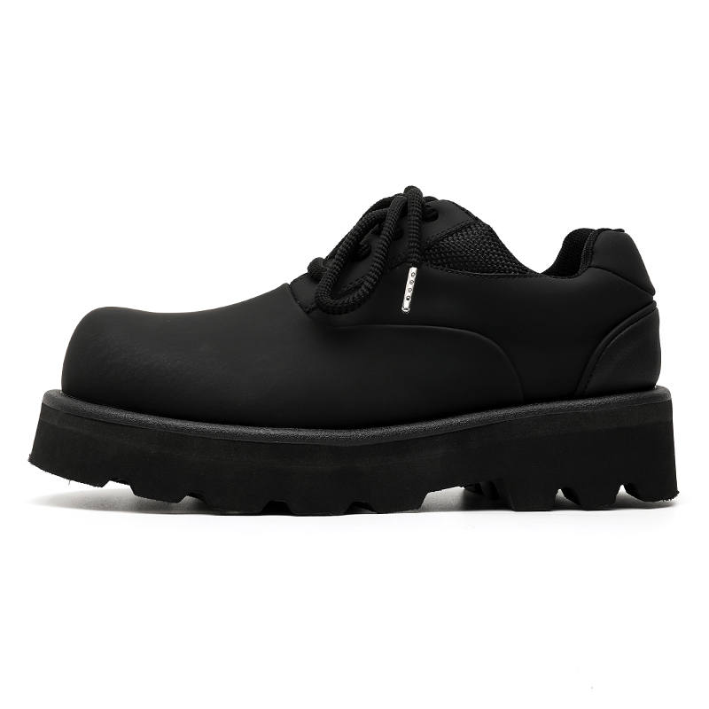 PINYI PINYI Microfiber Leather Casual Shoes Men's Black