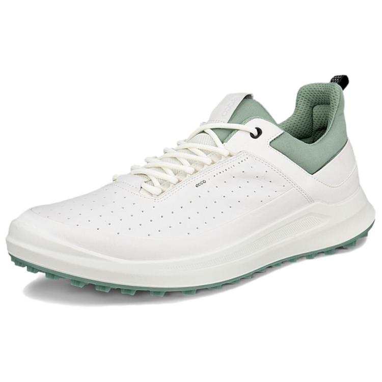 Ecco Ecco Core Cow Leather Low top Golf Shoes Men's White Green