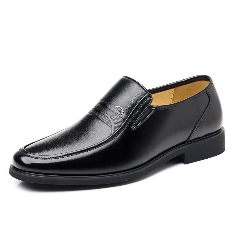 Shanpijiang Synthetic Leather Casual Shoes Men's Black