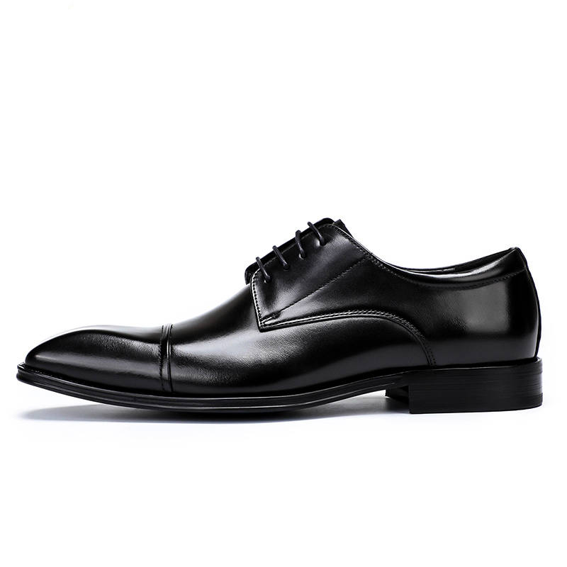 ASTON M.JAZZ Dress Shoes Men's Low Top Black/Coffee
