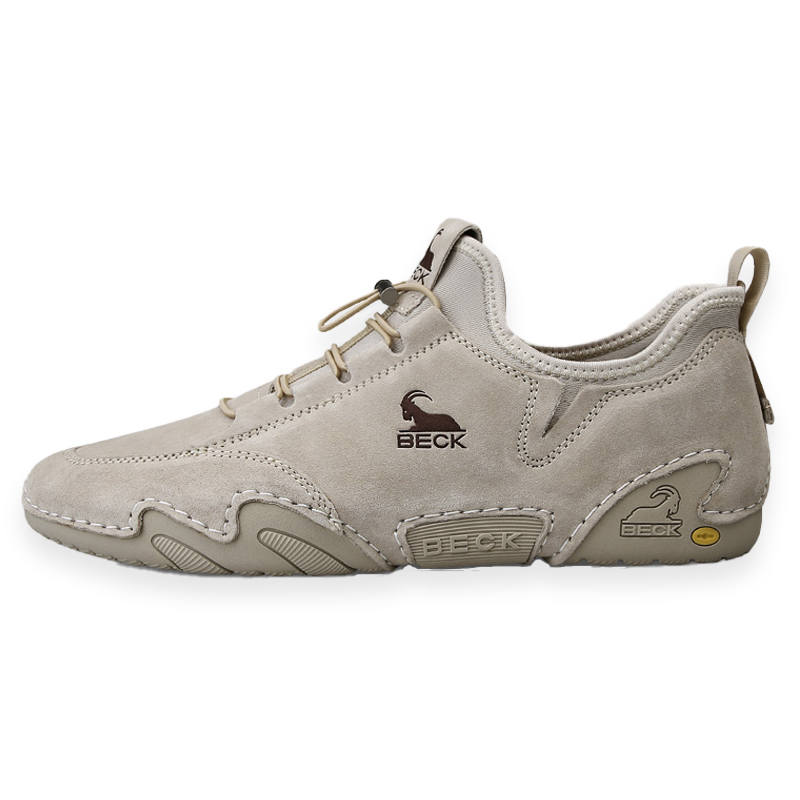 BECK Pigskin Slip Resistant Abrasion Resistant Low top Casual Shoes Men's