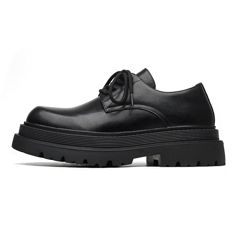 CHILANG CHILANG Microfiber Leather Casual Shoes Men's Black