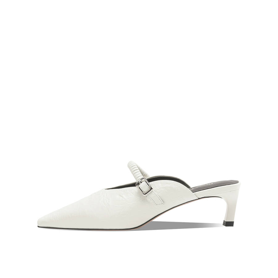 Rosa Bianca Closed Toe Slippers Women's Ecru