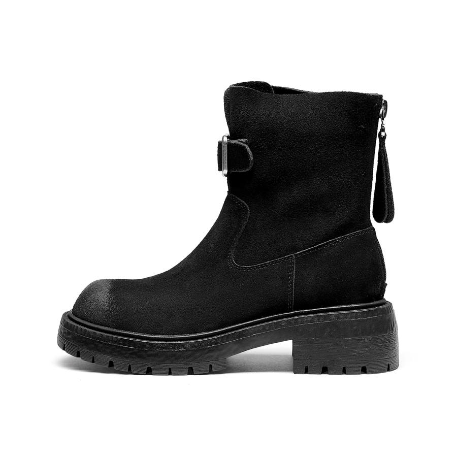GOLDLION Ankle Boots Women's Black/Brown