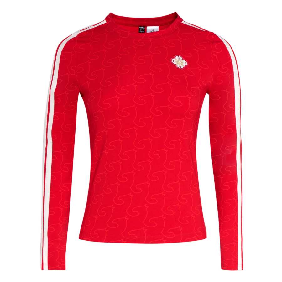 Adidas Adidas CNY T Shirts Women's Light Scarlet Crew Neck Moderate Other