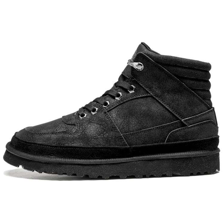 LEAVELAND British Lightweight Fleece Lined Thermal Ankle Length Snow Boots Men's