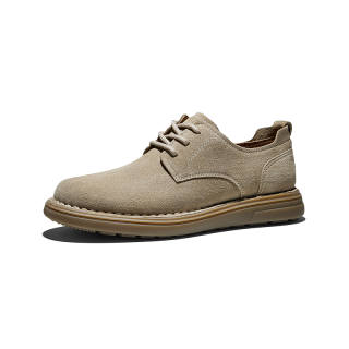 Hautton Jeans Work Boots Men's Low Top Light Apricot/Camel