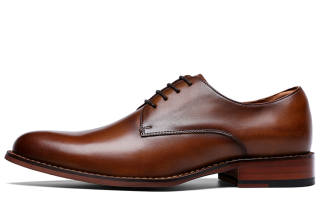 Desai Top Grain Cow Leather Dress Shoes Men's Brown