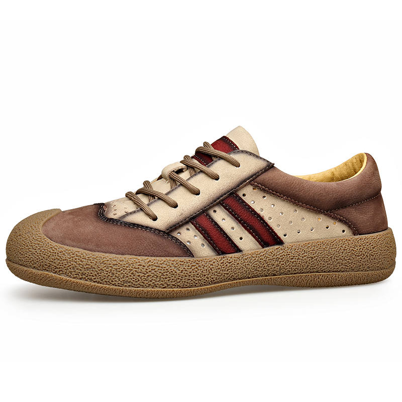 LUOMENG LUOMENG Low top Skateboard Shoes Men's Brown