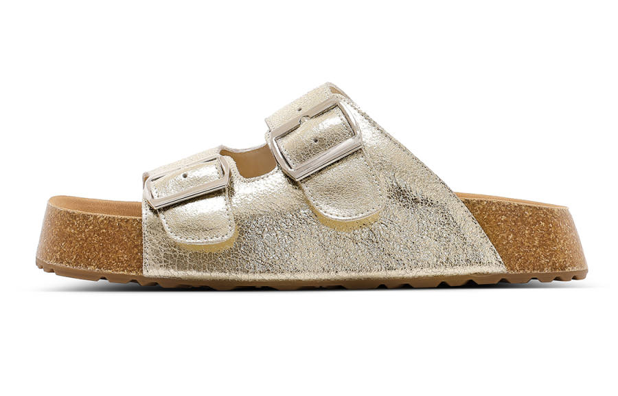 C°BANNER Quiet Slip Resistant Slide Slippers Women's Gold