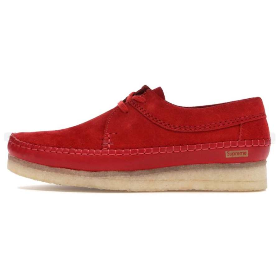 Clarks Supreme x Clarks Weaver Casual Shoes Men's Red